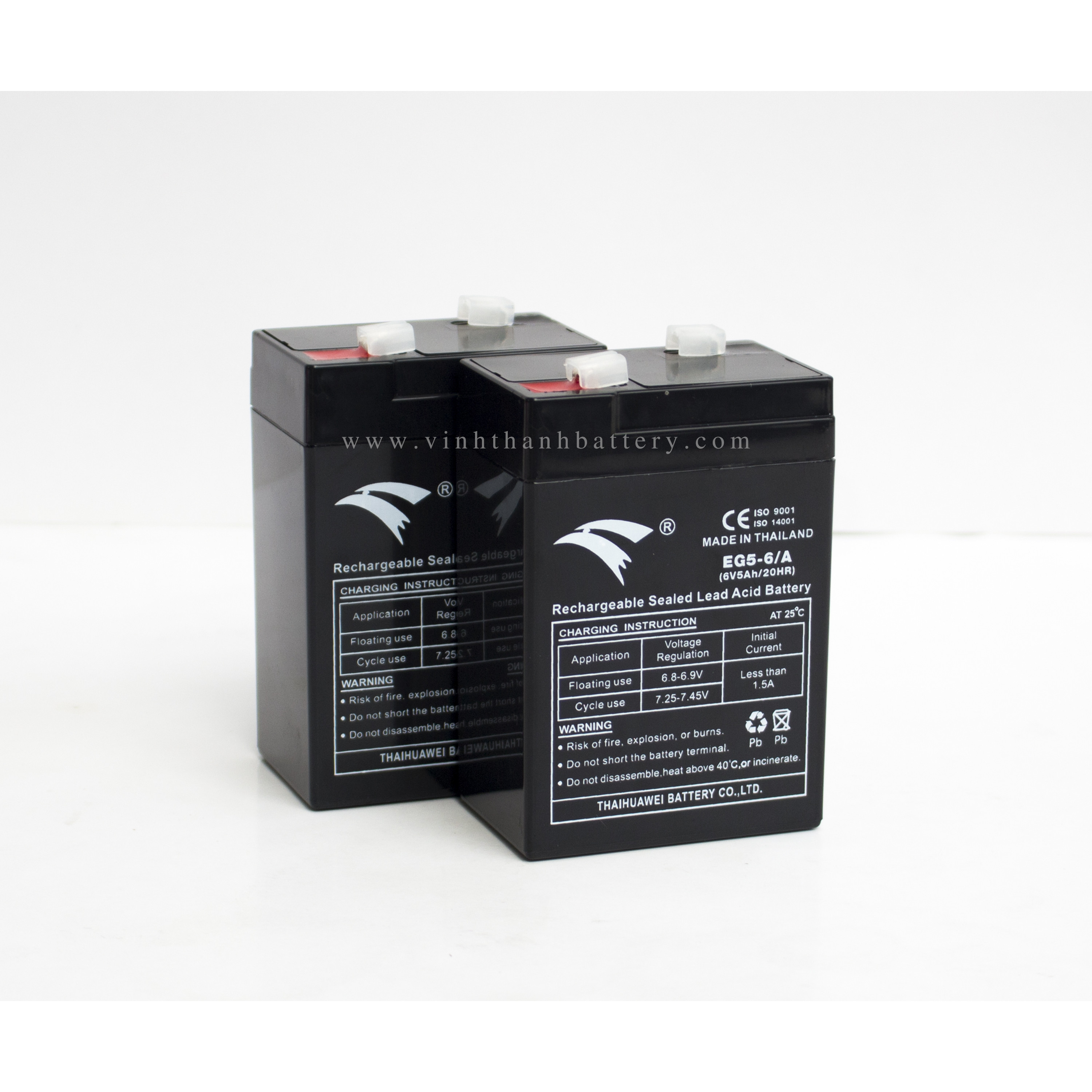 Ắc quy UPS, xe đạp điện Eagle 6V - 5Ah (EG5-6/A)