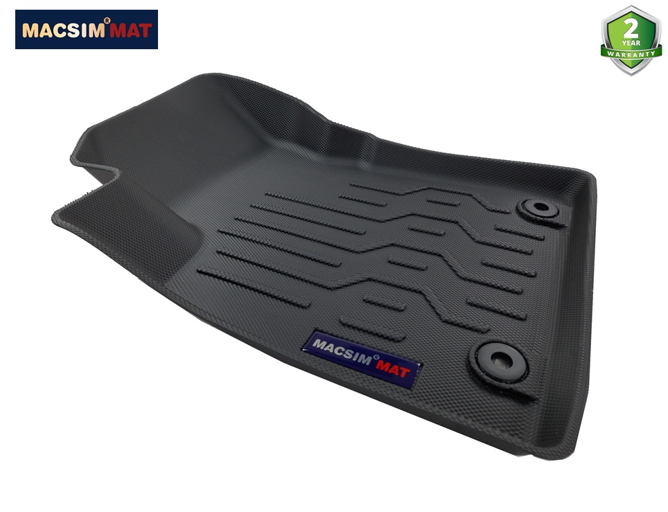 Thảm lót sàn xe ô tô MG ZS (sd) Nhãn hiệu Macsim chất liệu nhựa TPE cao cấp màu đen
