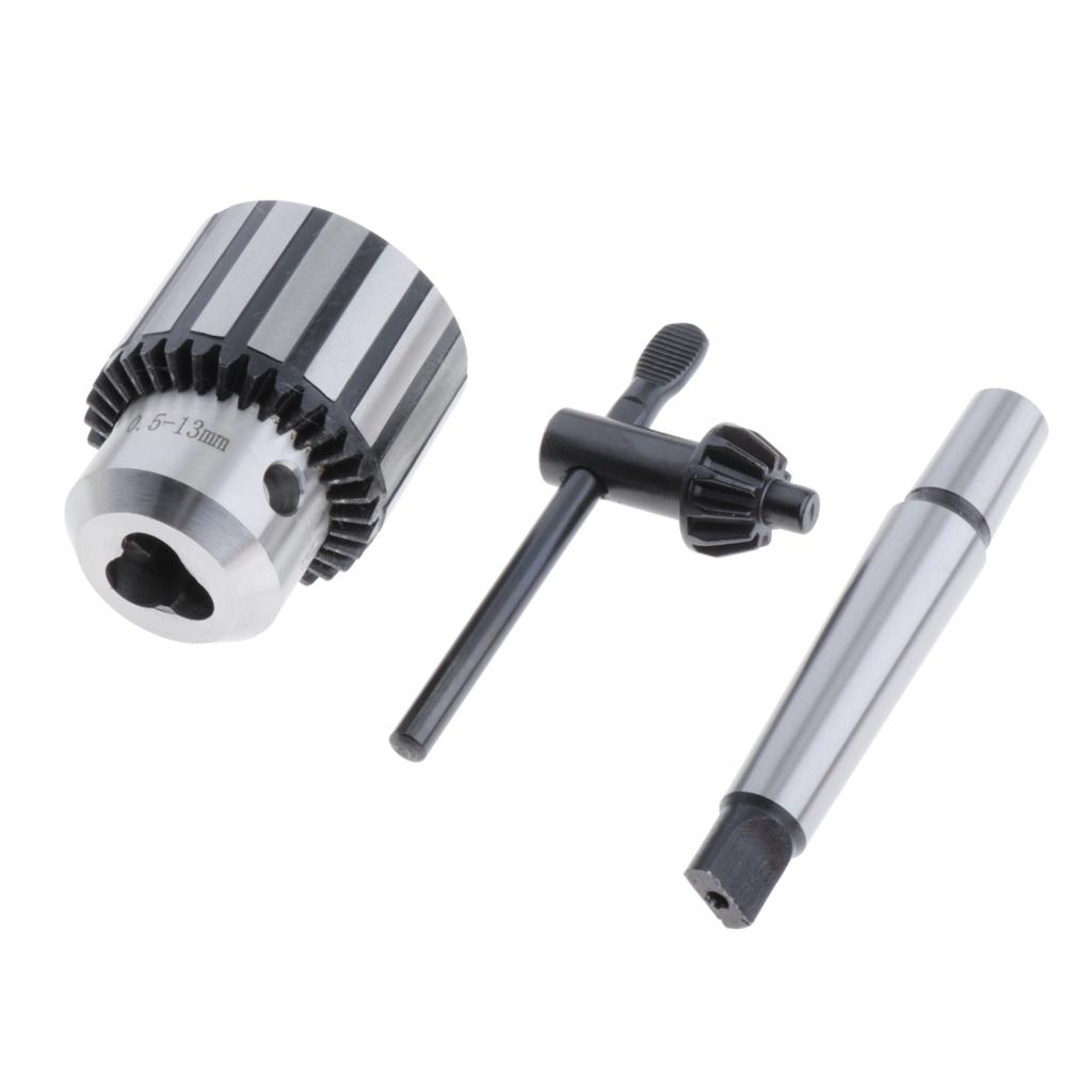 CNC Machine Self Tighten Keyless Lathe Drill Chuck MT2 Arbor Live Center
