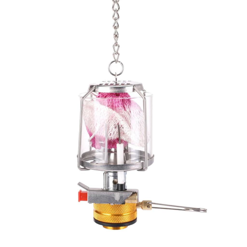 Mini Pocket Camping Gas Lamp Outdoor Camping Butane Tent Light with 3 Mantles
