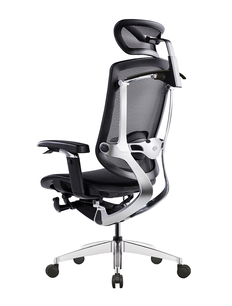 Ghế Ergonomic Công Thái Học GTChair Marrit X Lưới Xám Tay cầm 5D - Bản 2022