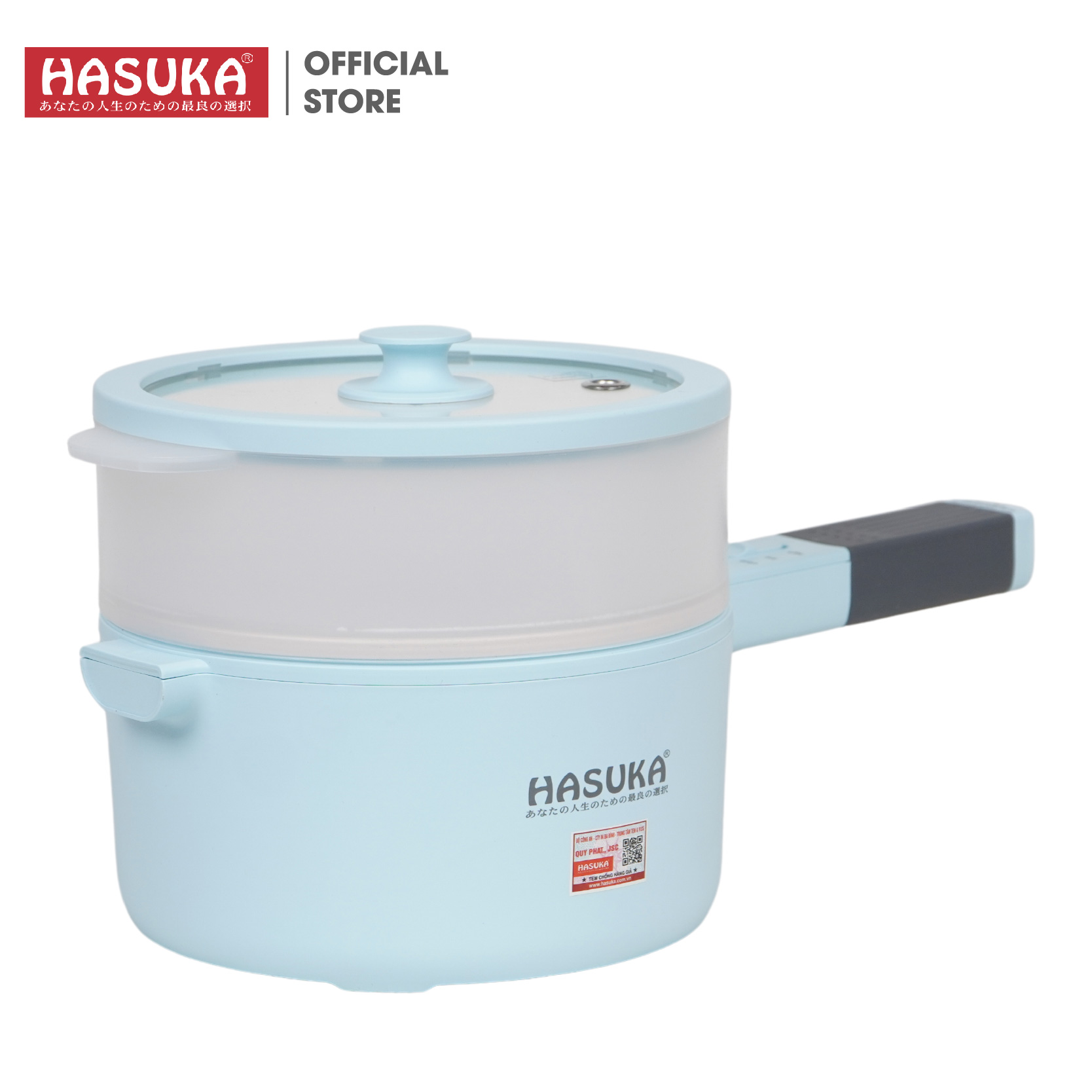 NỒI LẨU ĐIỆN MINI ĐA NĂNG HASUKA HSK-555 Hàng chính hãng