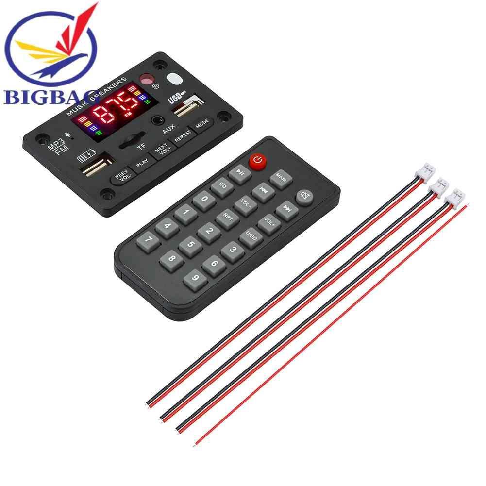 Bảng Mạch Khuếch Đại Âm Thanh Bluetooth 5.0 MP3 DC 7-24V 2x40W Chuyên Dụng Cho Xe Hơi / Nhà Cửa