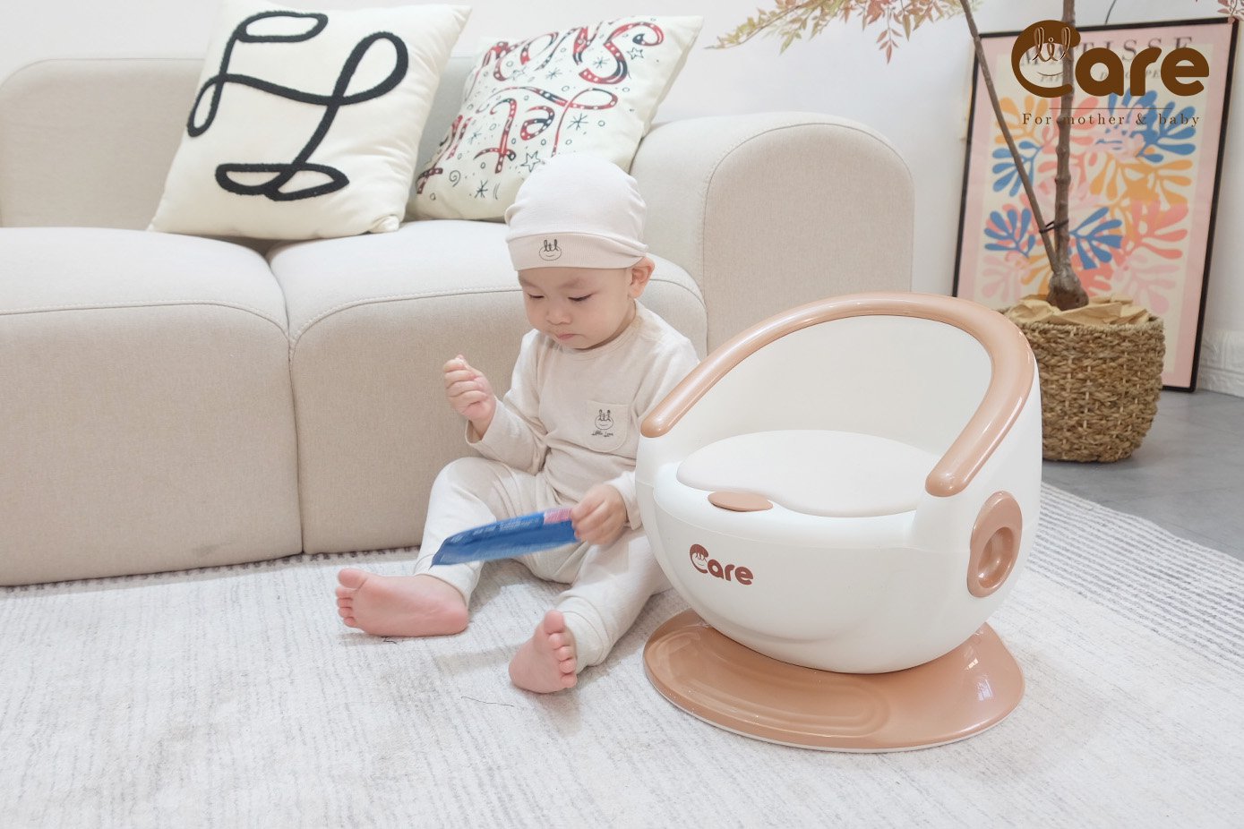 Ghế ngồi ăn dặm đa năng LILcare kích thước 34x36cm, không cần dây an toàn để giữ chặt bé, dành cho bé từ 1 đến 8 tuổi