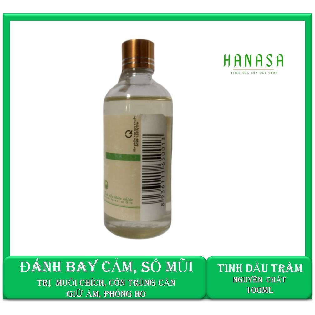 TINH DẦU TRÀM HOA NÉN 100ml nguyên chất 100% giữ ấm, đánh bay cảm, sổ mũi, an toàn cho bé