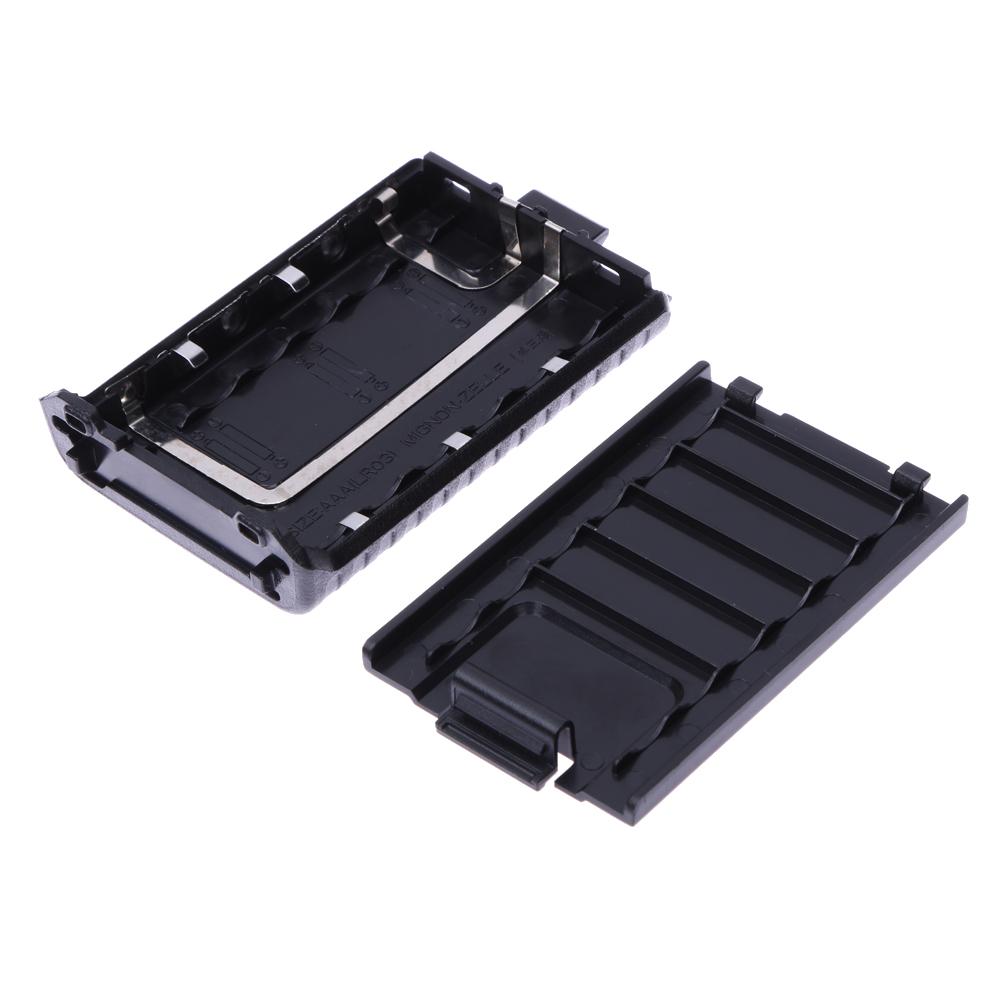 6 x Hộp đựng pin mở rộng AAA cho Baofeng UV-5R 5RA/B/C/D 5RE+ Hộp đựng pin mở rộng Phụ kiện hộp bảo quản thiết thực