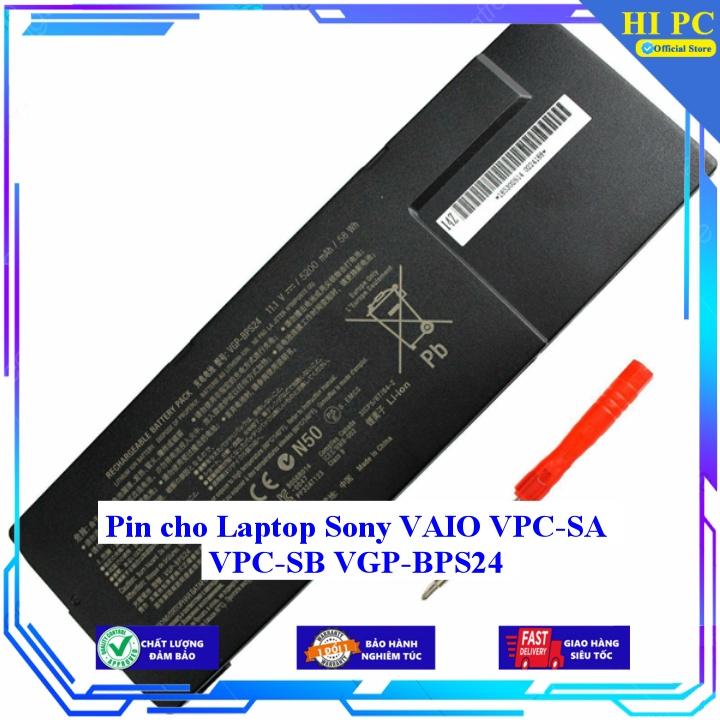 Pin cho Laptop Sony VAIO VPC-SA VPC-SB VGP-BPS24 - Hàng Nhập Khẩu