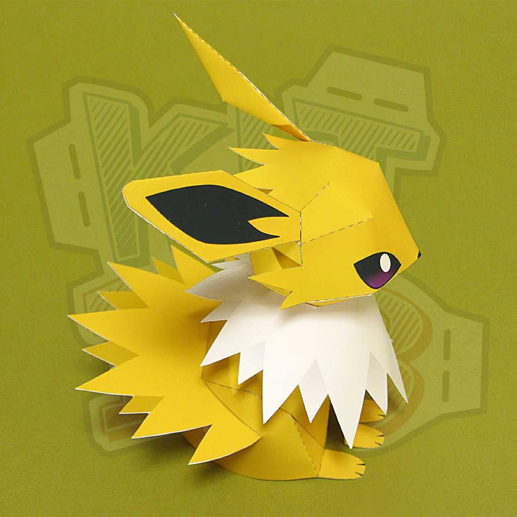 Mô hình giấy Pokemon Jolteon ver 2