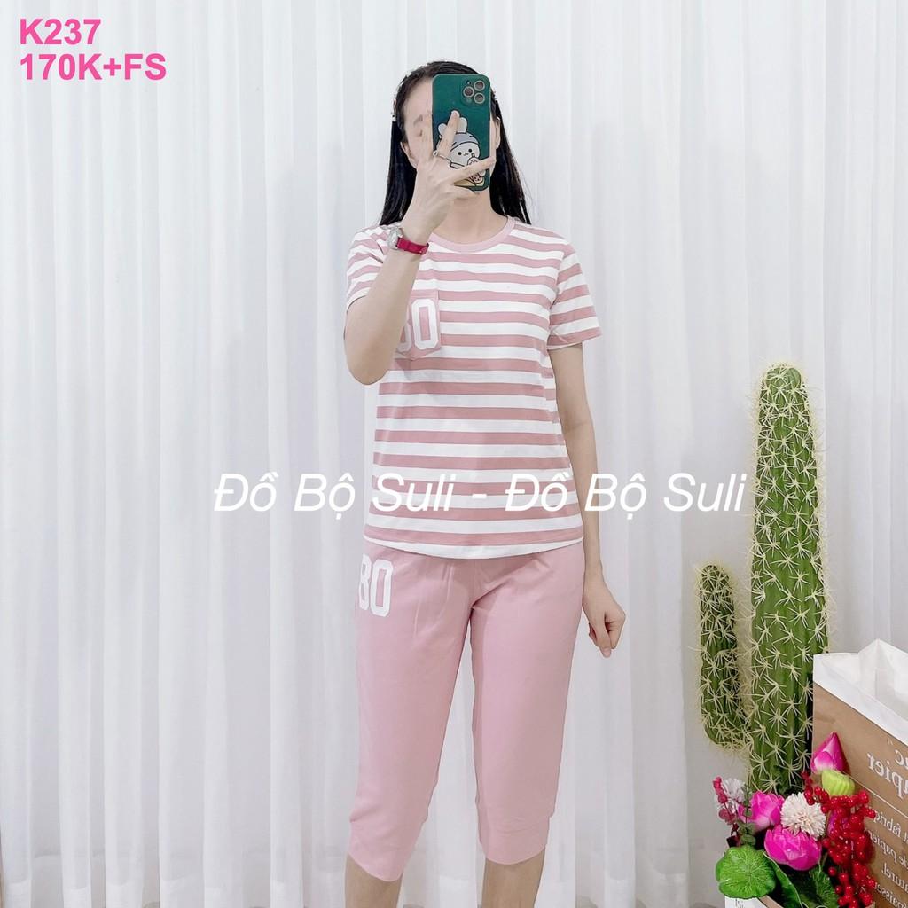 Đồ Mặc Nhà Lỡ Thun Cotton sọc ngang - Bền, Đẹp, Năng Động, Chất liệu cao cấp
