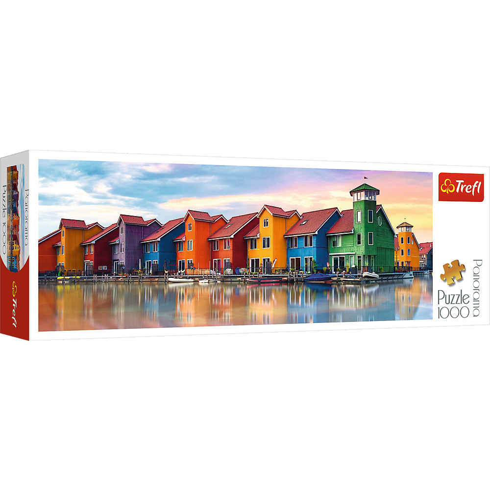 Tranh ghép hình TREFL 29034 - panorama 1000 mảnh Groningen, Hà Lan (jigsaw puzzle Tranh ghép hình )