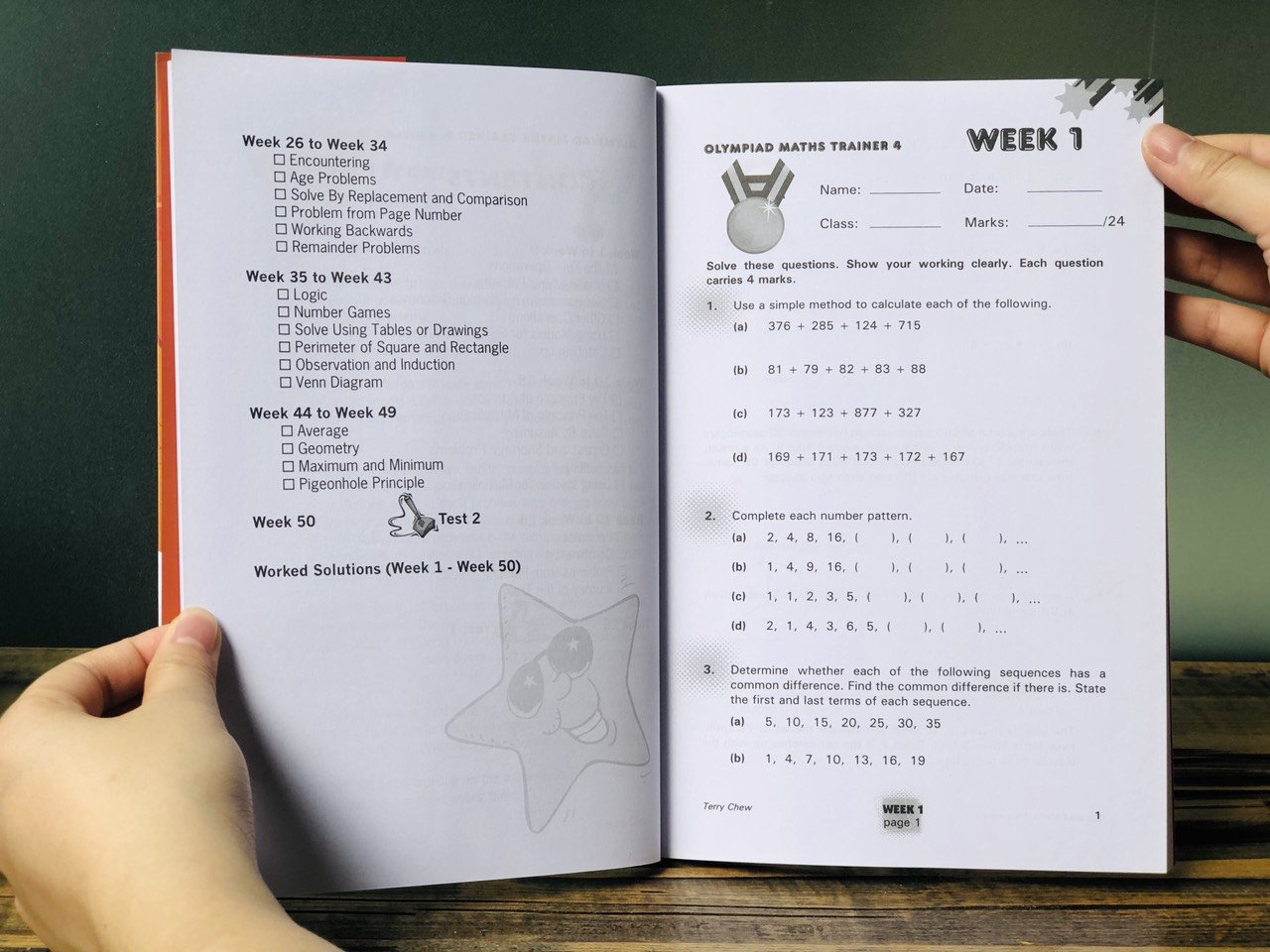 Sách: Olympiad Maths Trainer 4 - Luyện thi olympic toán quốc tế cho trẻ 9-10 tuổi - á Châu Books