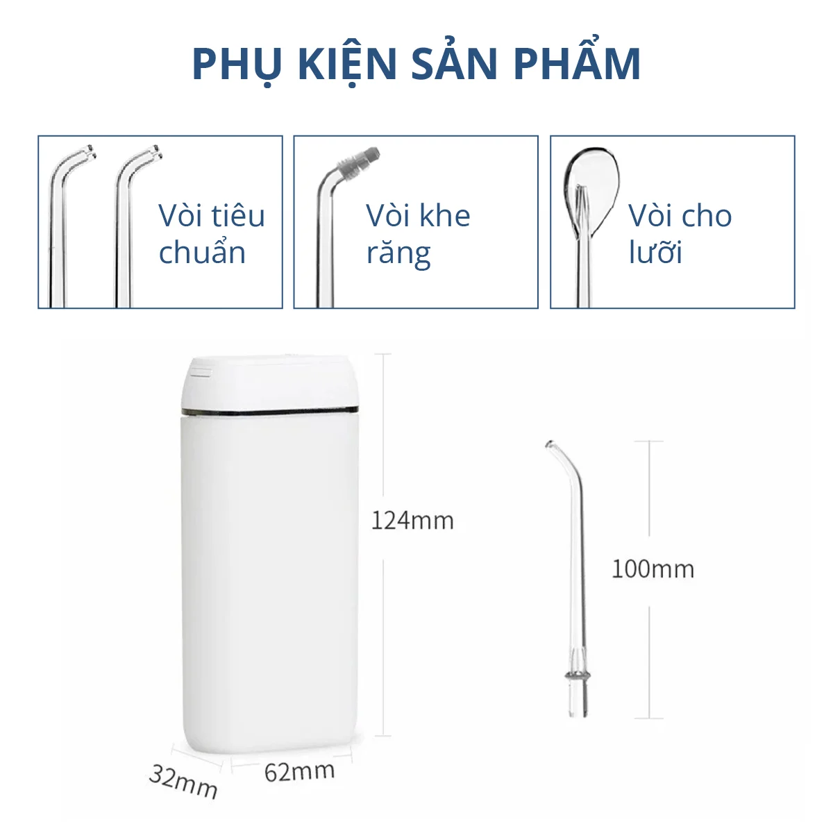 Tăm nước Kachi MK357 nhỏ gọn dễ dàng bỏ trong túi xách - Hàng chính hãng