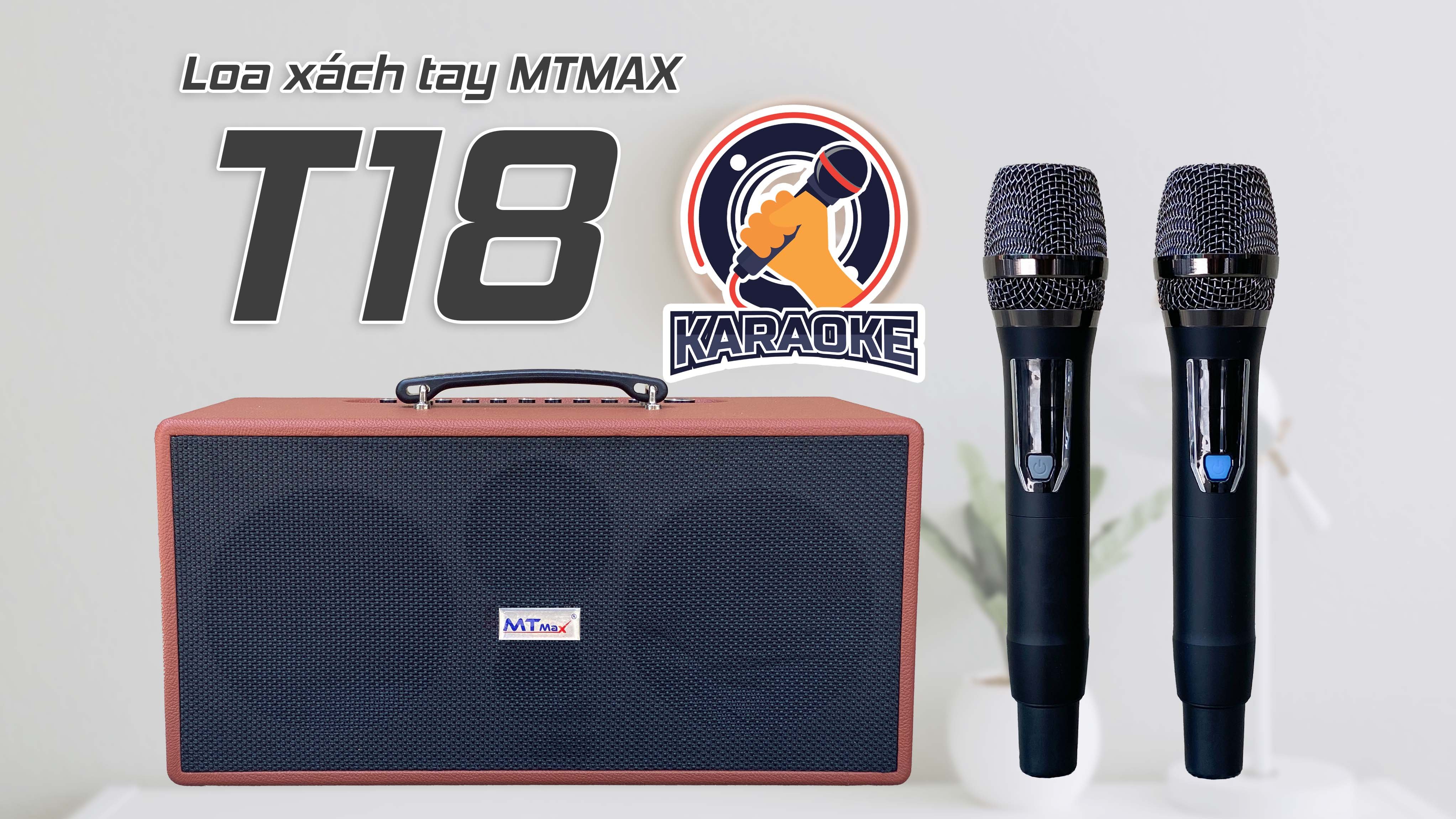 Loa di động xách tay MTMAX T18 phiên bản nâng cấp được yêu thích cho các tín đồ yêu ca nhạc