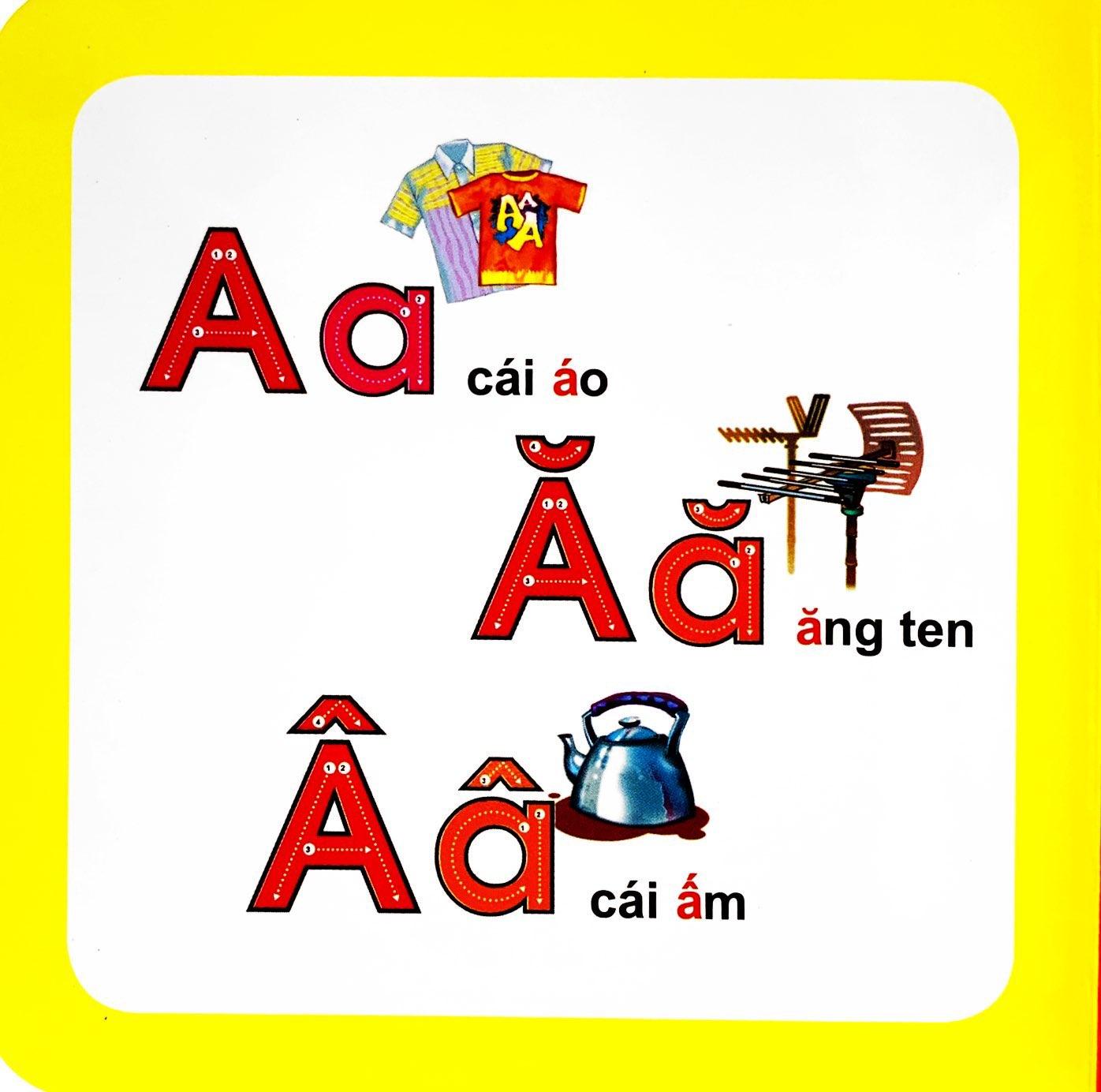 Từ Điển Hình Ảnh Cho Bé: Chữ Cái (Tái Bản 2019)