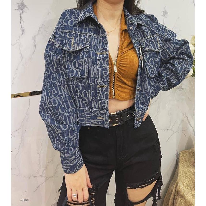 ÁO KHOÁC JEANS CROPTOP