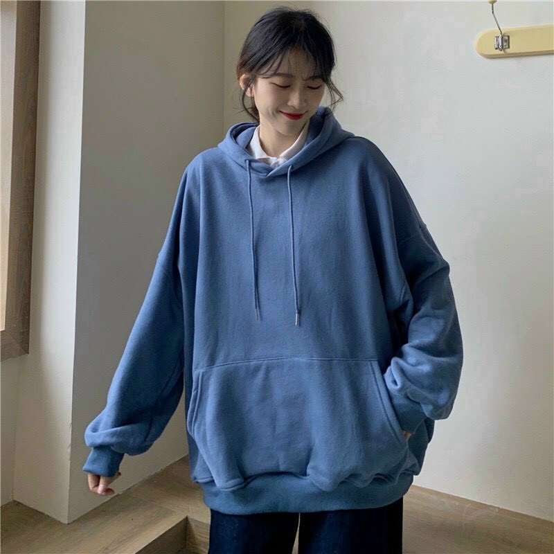 Áo nỉ Hoodie nam form rộng trơn nhiều màu sắc chất nỉ dày dặn chất lượng cao cấp