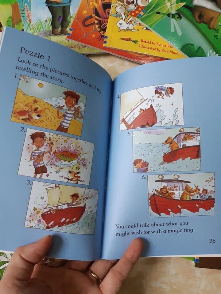 My First Reading library - Usborne xanh -nhập khẩu- 50Q tặng kèm link file nghe mp3