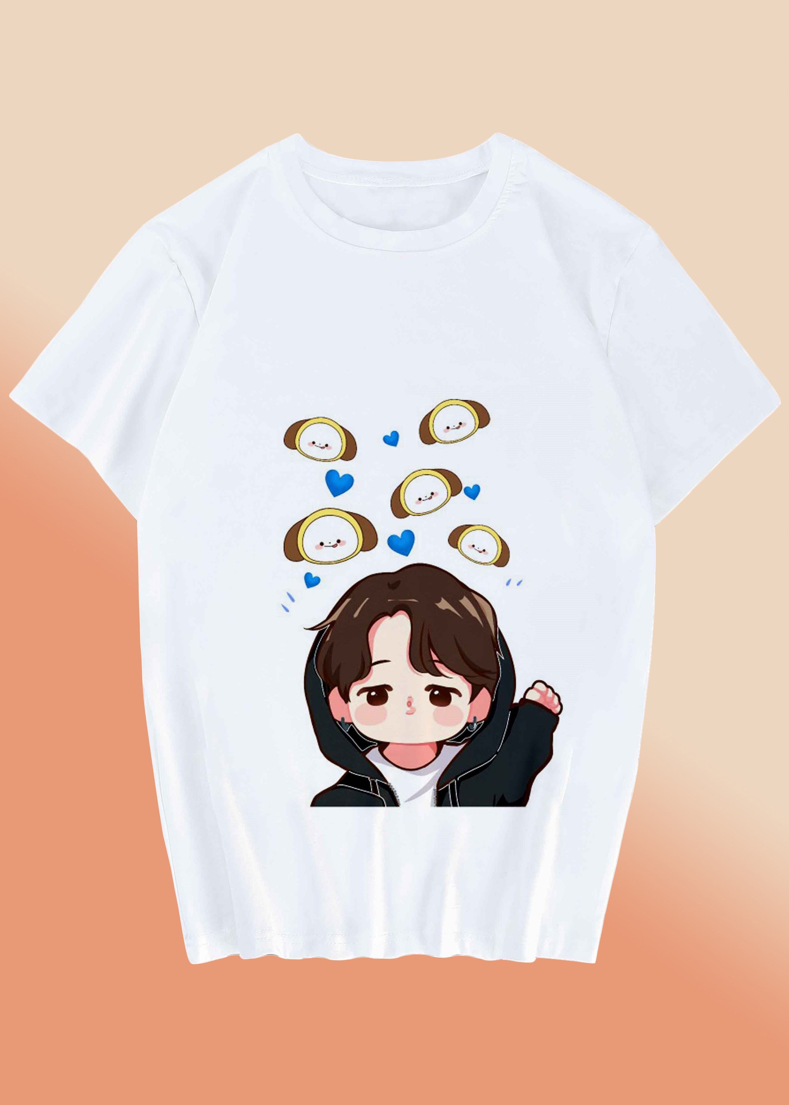 Áo BTS JIMIN Chimmy BT21 áo phông in hình chibi BTS