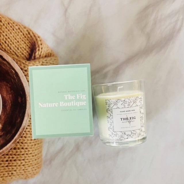Nến Thơm Thiên Nhiên The Fig - 100% Từ thiên nhiên - An toàn cho người sử dụng