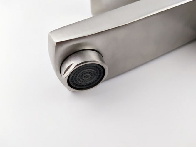 Vòi lavabo nóng lạnh vuông inox304 Navier NV-702