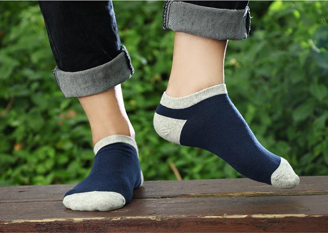 Combo 5 đôi tất vớ nam cổ thấp Casual