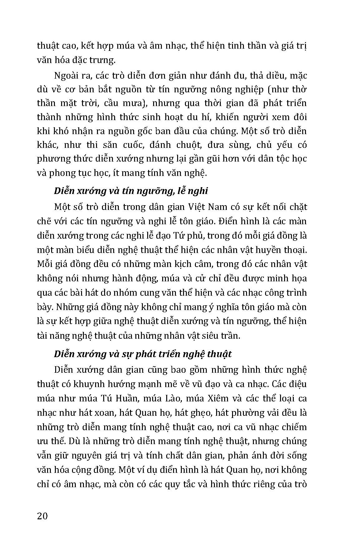 Diễn Xướng Dân Gian (Tủ Sách Văn Hoá Việt Nam)