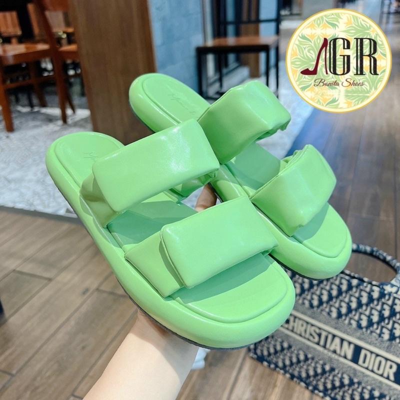 Dép xuồng 2 quai phồng 2 lớp siêu xinh cao 2cm