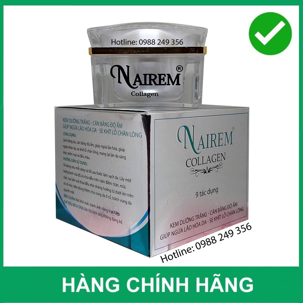 Kem NAIREM COLLAGEN 9 Tác Dụng- Dưỡng Trắng Cân Bằng Độ Ẩm, Giúp Ngừa Lão Hóa Da, Se Khít Lỗ Chân Lông