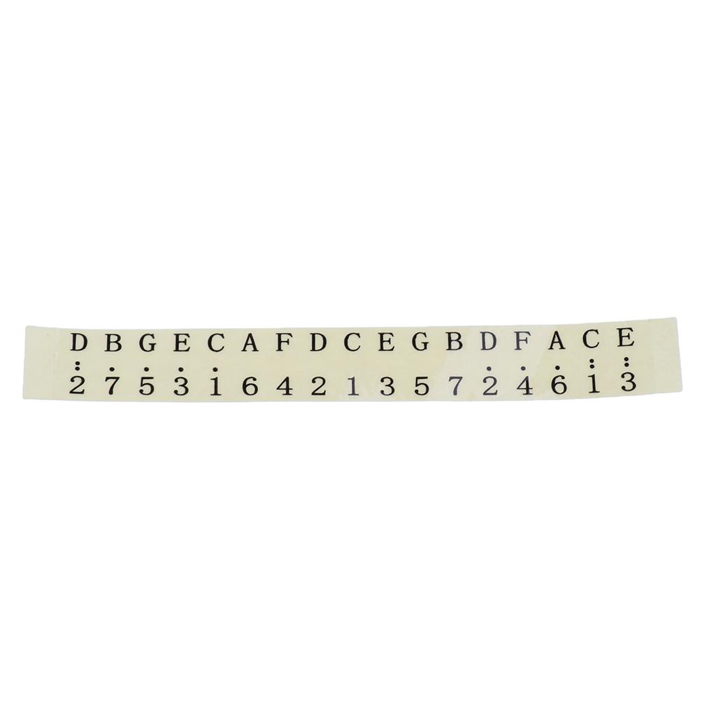 Kalimba Steel Key  Note Sticker For Beginner Learner Musical Gifts 3pcs