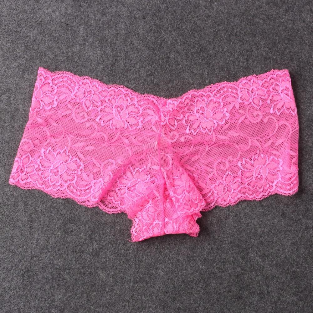Gợi Cảm Thấy Thông Qua Boyshorts Cho Quần Short Nữ Quần Lót Ren Mỏng Trong Suốt Người Phụ Nữ Quần Short Bé Trai Quần Shorts Đùi Femme Quần Lót 6 Cái/lốc