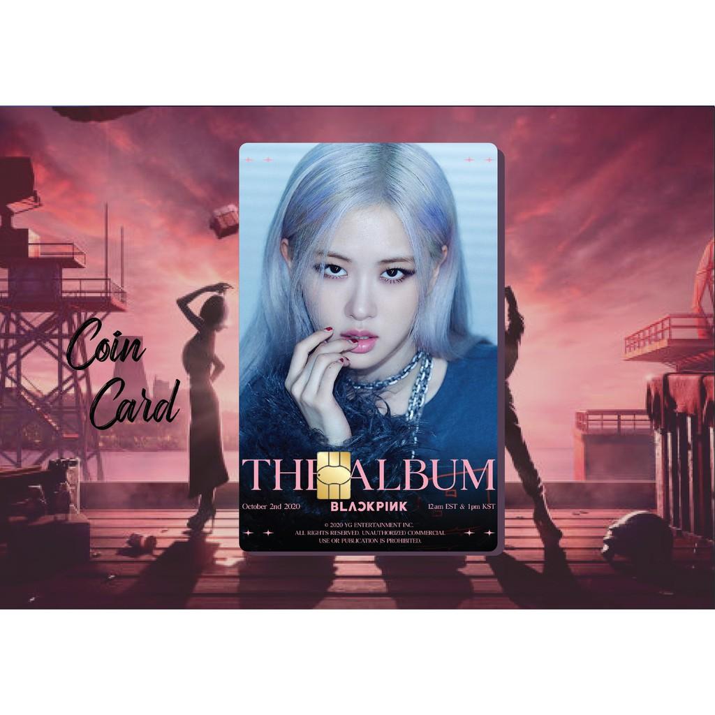 Miếng dán Thẻ ATM, debit, thẻ từ, thẻ chung cư, bảo vệ thẻ hình BLACKPINK ROSÉ