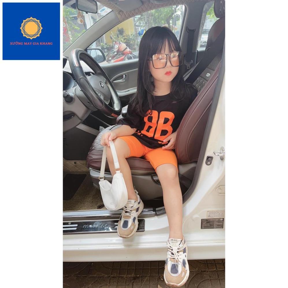 Thời trang trẻ em - Đồ bộ bé gái ngắn tay, thun 100% cotton mát mẻ - GiaKhang