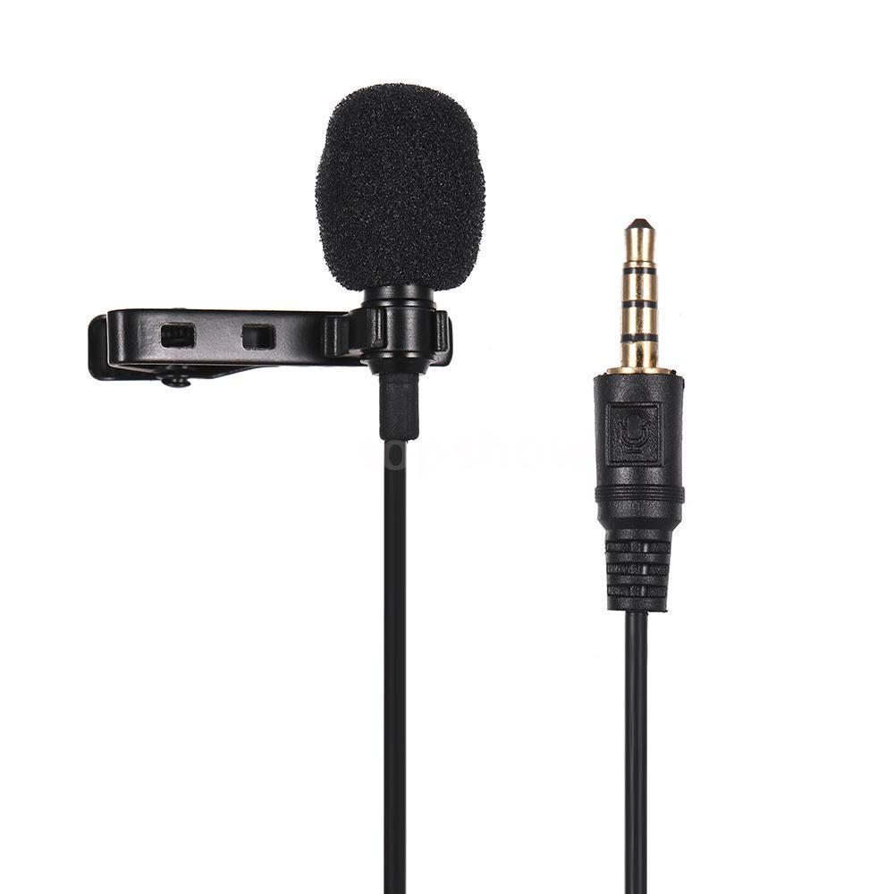 Micro cài áo mini có đầu cắm 3.5mm cho điện thoại/ máy tính