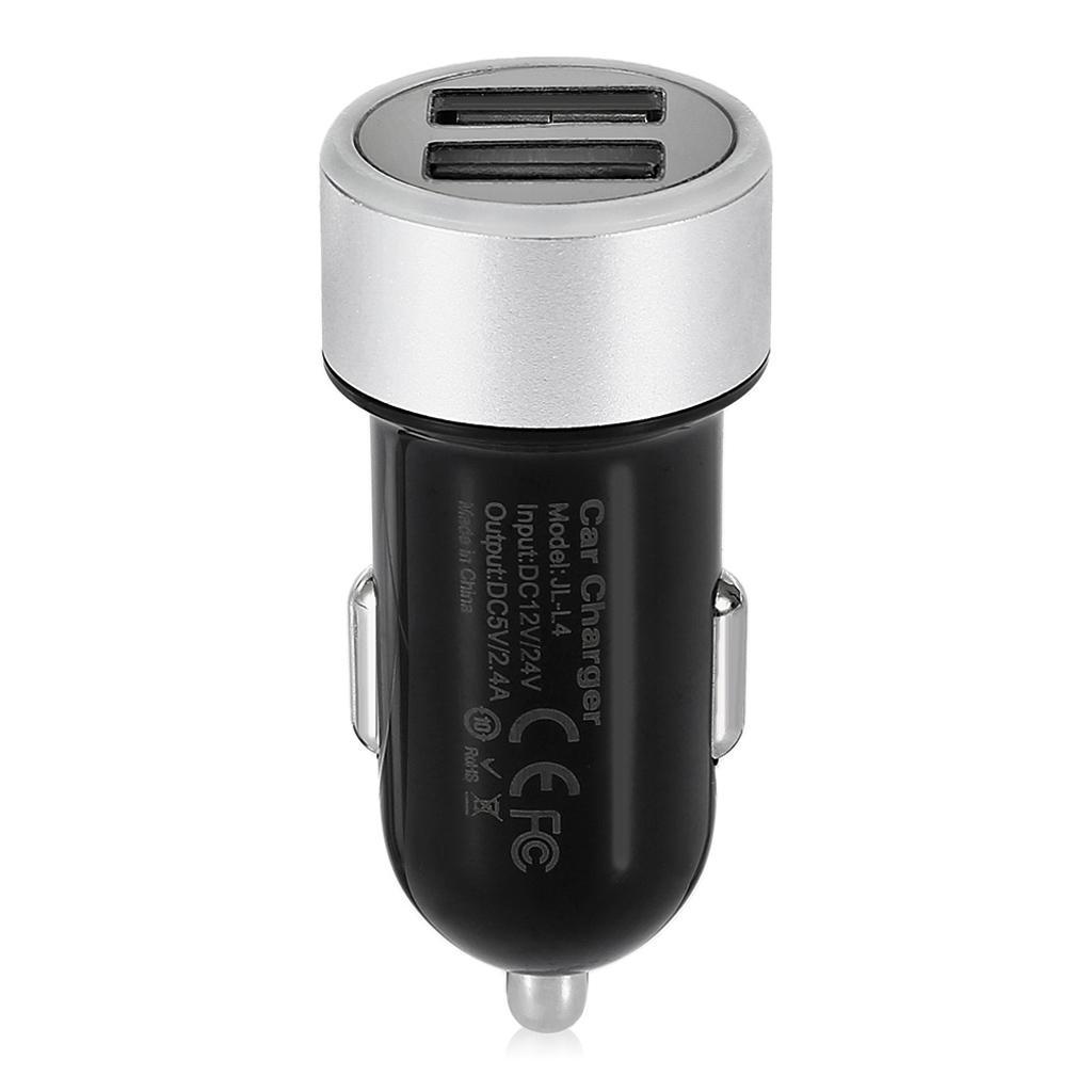 LED Dual USB Car Charger Adapter Socket Lighter For Phones