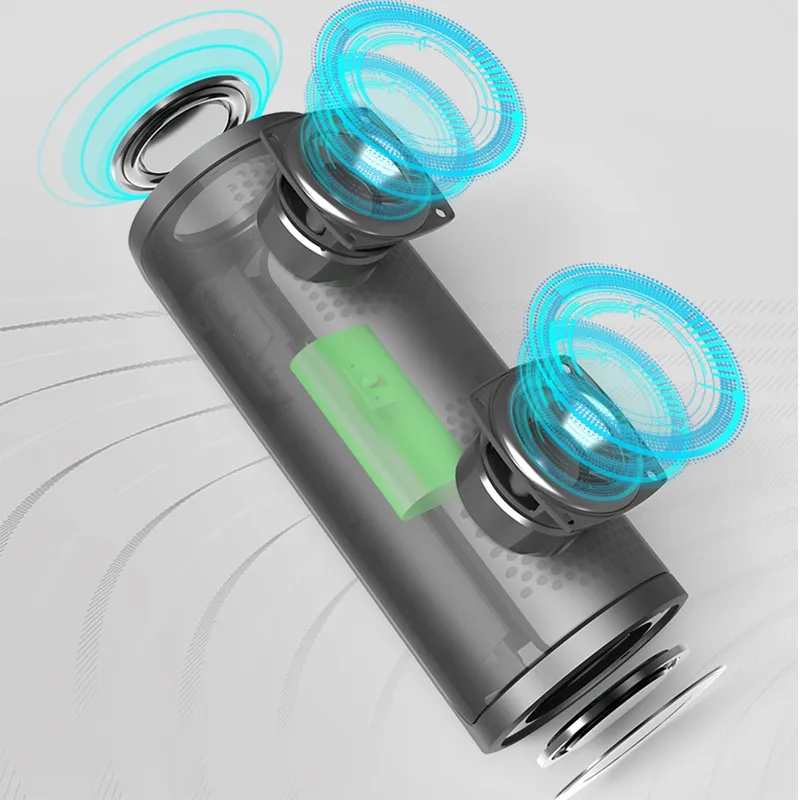 Loa bluetooth 5.3 PKCB 20W Super Bass TWS lên 40w TF Card/ Line in 3.5mm / AUX Stereo Surround, Loa Không Dây Nghe Nhạc Pin 3000Mah - Hàng Chính Hãng