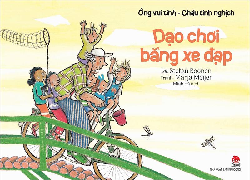 Kim Đồng - Ông vui tính - Cháu tinh nghịch - Dạo chơi bằng xe đạp
