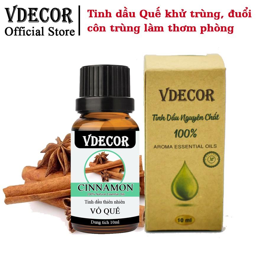 Tinh dầu thiên nhiên 10ml VDECOR nhập khẩu từ các nước hàng đầu về tinh dầu Ấn Độ, Pháp, Sing...-10ml