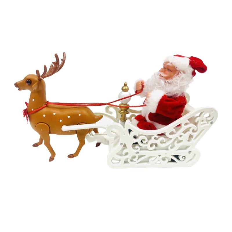 Đồ chơi ông già NOEL thổi kèn đánh đàn đánh trống chui ống khói đu dây leo thang cưỡi tuần lộc quà tặng giáng sinh