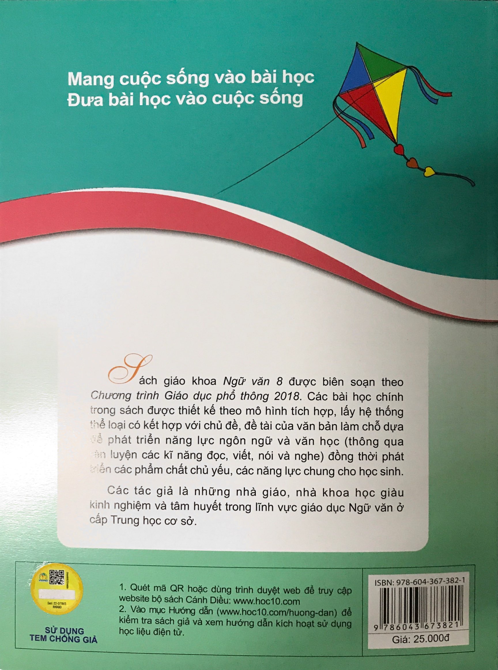 Sách Ngữ Văn Lớp 8 Tập 2 - Bộ Cánh Diều