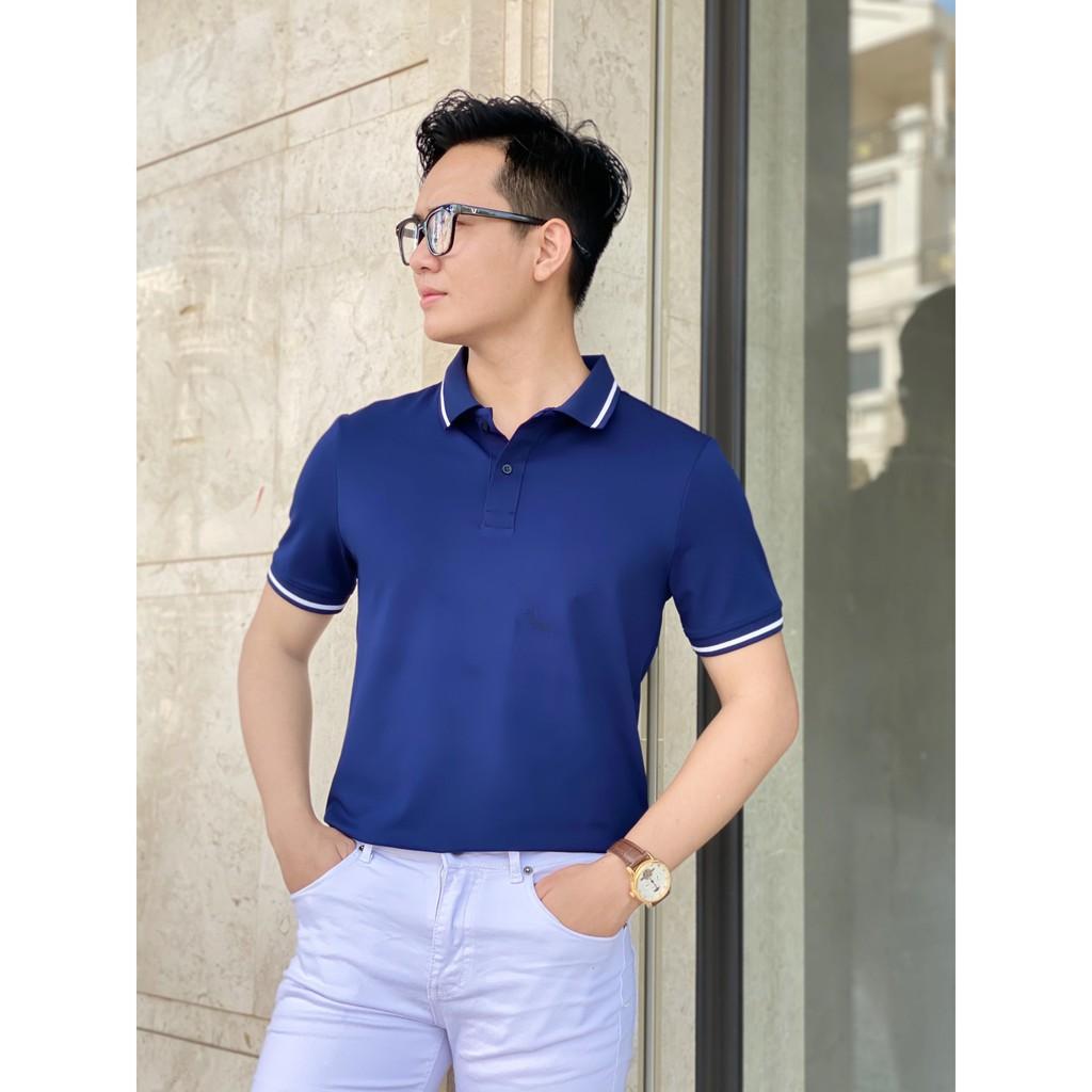 Áo Thun Nam Có Cổ Tay Ngắn Polo In Nhiệt Cao Cấp Thời Trang