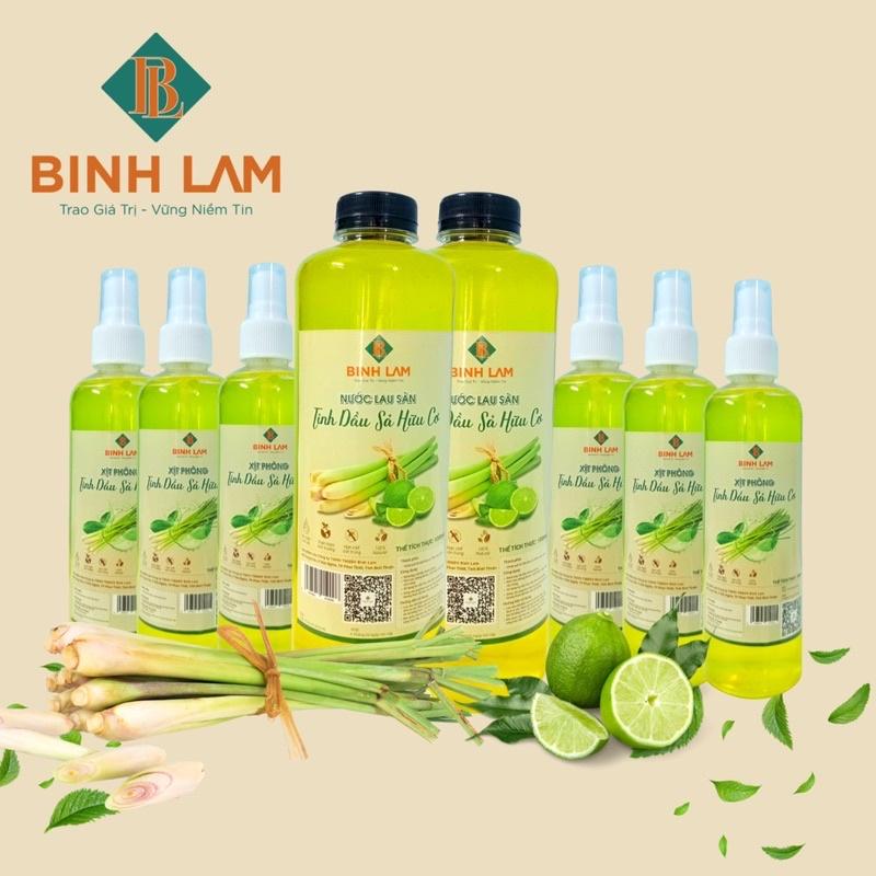 COMBO 2 CHAI NƯỚC LAU SÀN TINH DẦU SẢ HỮU CƠ 1000ML