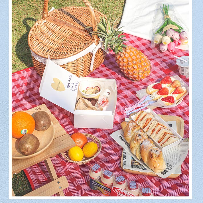 THẢM DÃ NGOẠI, DU LỊCH, PICNIC CAO CẤP - Chống thấm nước, họa tiết caro, gấp gọn tiện lợi - 2 kích thước khách chọn màu!