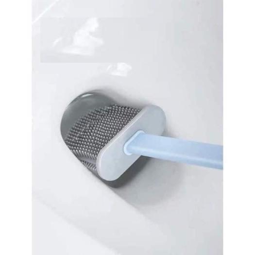 Chổi Cọ Nhà Vệ Sinh, Cây Cọ Toilet Bồn Cầu Bằng SiliCon Có Giá Đựng Dán Tường