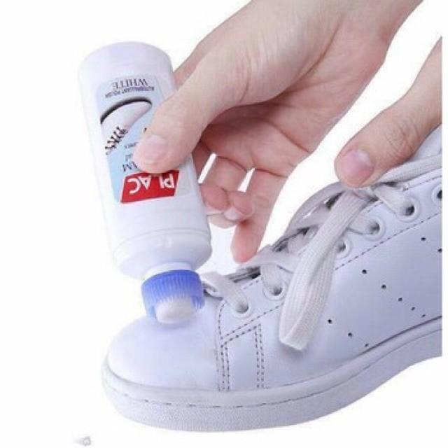 Chai Tẩy Trắng Giầy, Dép, Túi Xách Đa Năng PLAC. Siêu Sạch, Siêu Nhanh