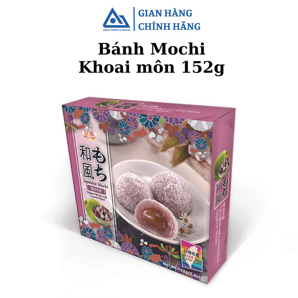 Bánh Mochi đài loan ăn vặt vị khoai môn phủ cơm dừa 152g An Gia Sweets &amp; Snacks