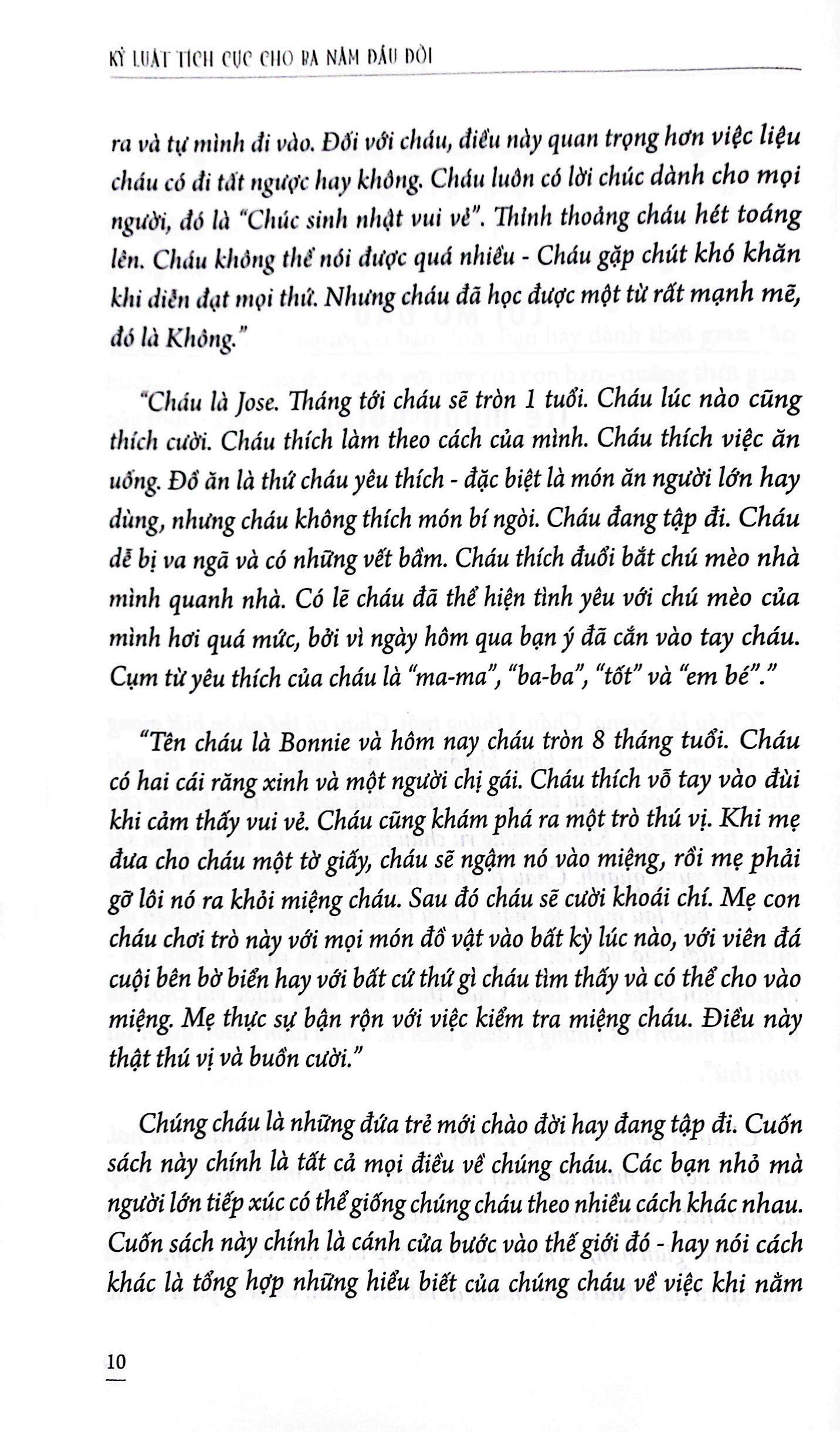 Kỷ Luật Tích Cực Cho Ba Năm Đầu Đời