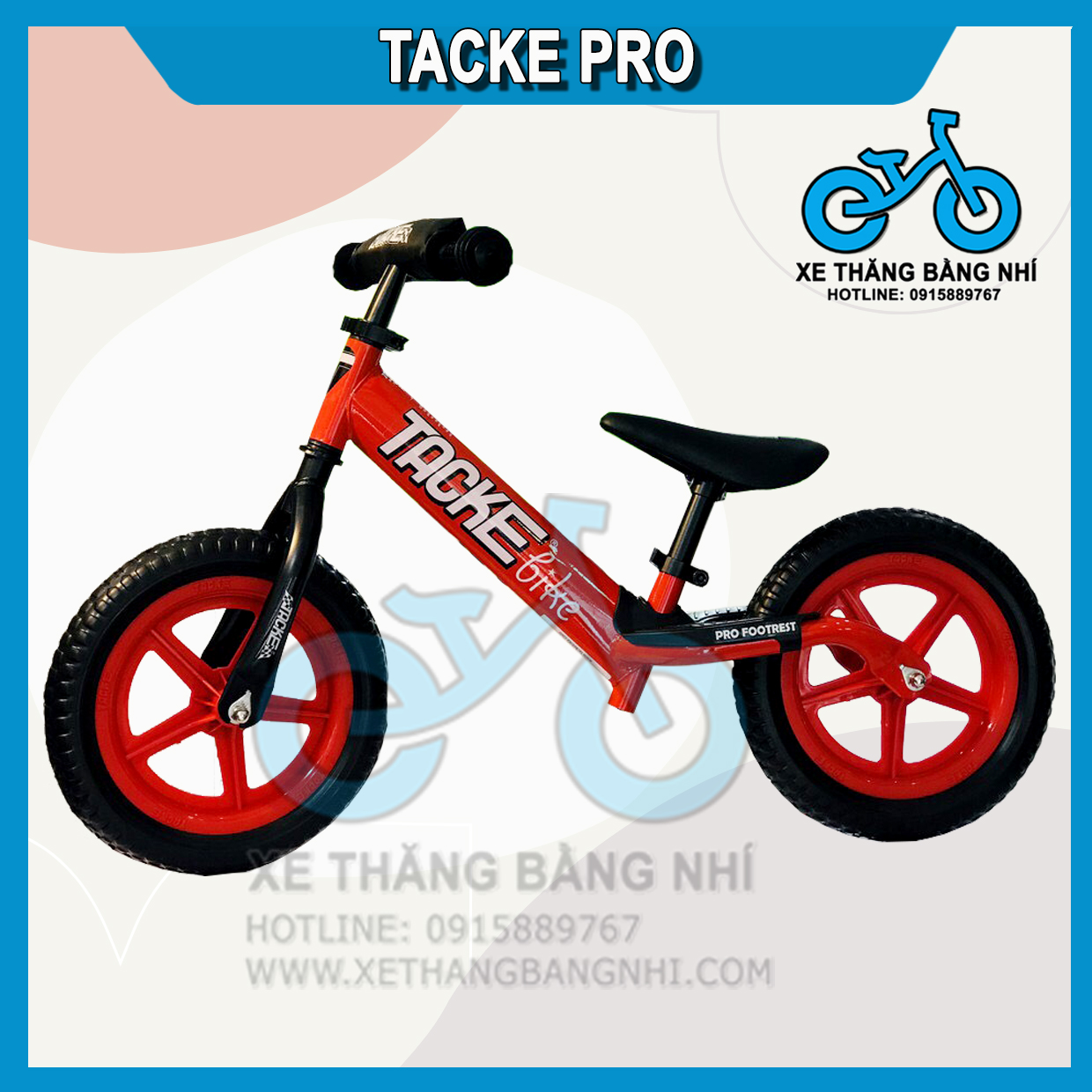 Xe thăng bằng tacke Pro mầu đỏ