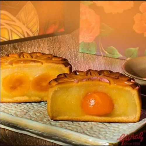 Bánh Trung Thu Givral Đậu Xanh (2 Trứng/300gr)