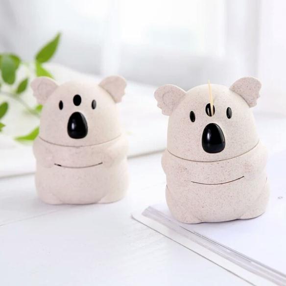 Lọ đựng tăm gấu trúc/ Lọ đựng tăm lúa mạch