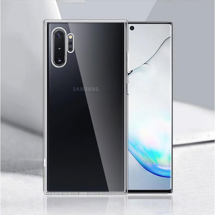 Ốp lưng dẻo silicon trong suốt dành cho SAMSUNG GALAXY NOTE 10 PLUS
